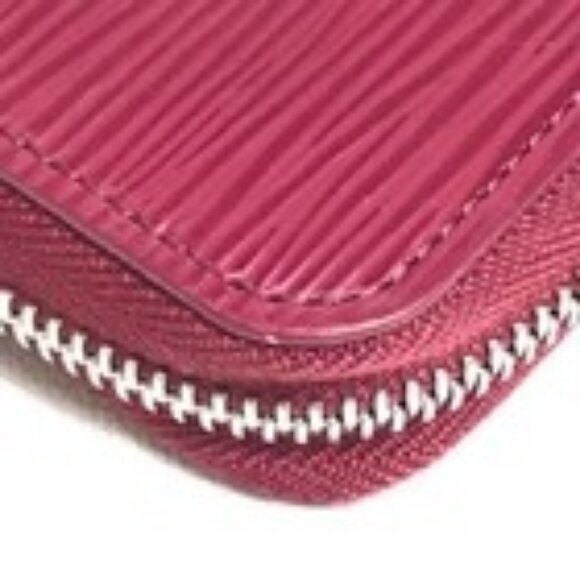 LOUIS VUITTON M60305 Epi Zippy Wallet Long Wallet Leather Dark pink/SilverHW - Picture 5 of 16